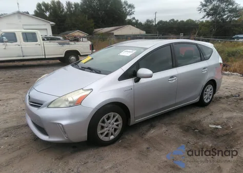 2012 Toyota Prius V Two from USA, damaged, VIN JTDZN3EU7C3041329